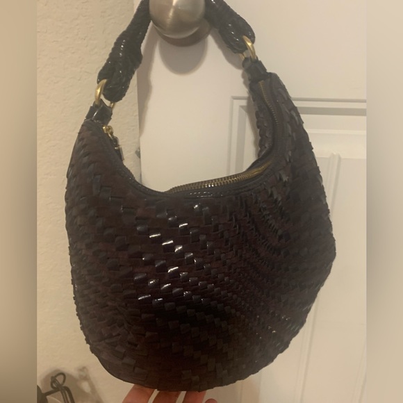 👜👜 Cole Hann From the IMO Collection Genevieve Weave Hobo Bag🐻🐻🐻 - Picture 7 of 9